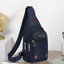 Men Crossbody Sling Bag – Multi-Zip Lightweight Chest Bag