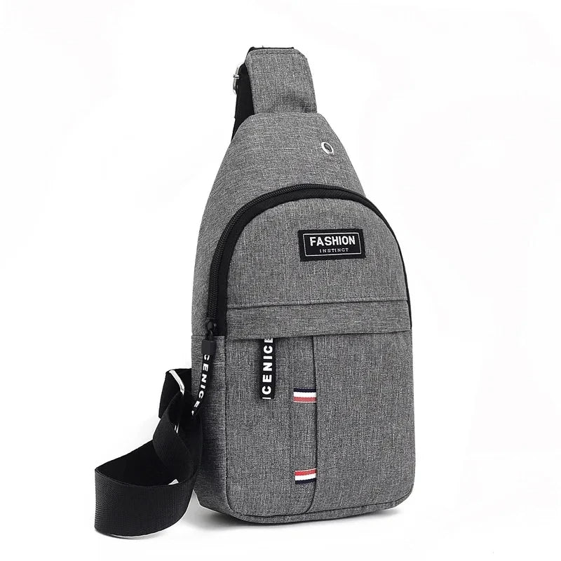 Men Crossbody Sling Bag – Lightweight Anti-Theft Chest Bag