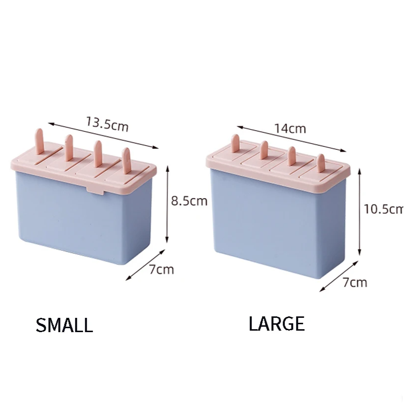 1Pc 4 Slot Popsicle Mold – DIY Ice Cream Maker