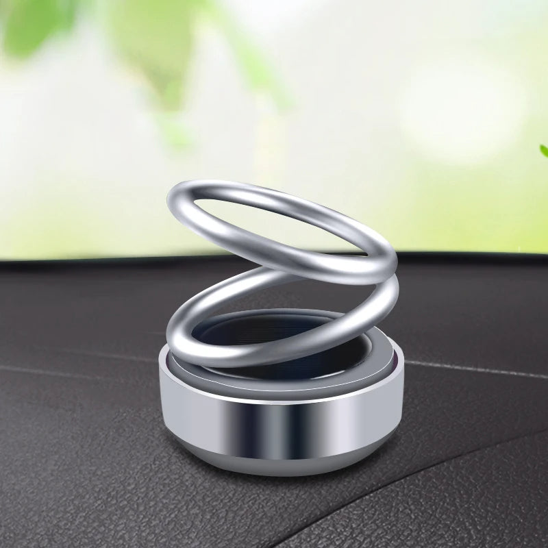 Car Air Freshener Diffuser – 360° Rotating Aromatherapy Ring