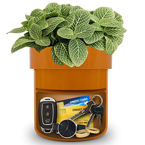 Hidden Safe Flower Pot – Secret Storage with Key Lock