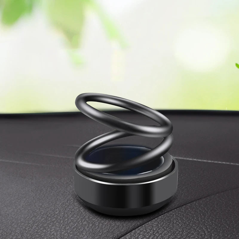 Car Air Freshener Diffuser – 360° Rotating Aromatherapy Ring