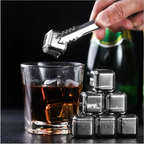 Stainless Steel Ice Cubes Set (12PCS) – Reusable Stones