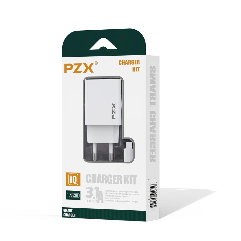 Lighting Fast Charging Wall Charger Kit – 3.1A USB Charger with Cable