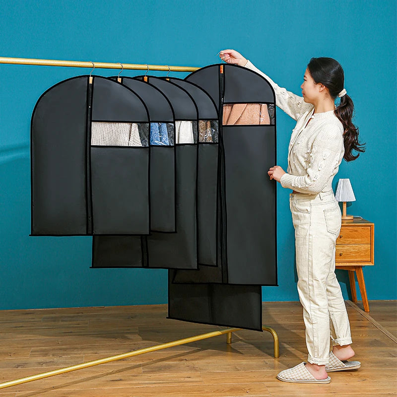 Black Waterproof Hanging Garment Bag Secondary image