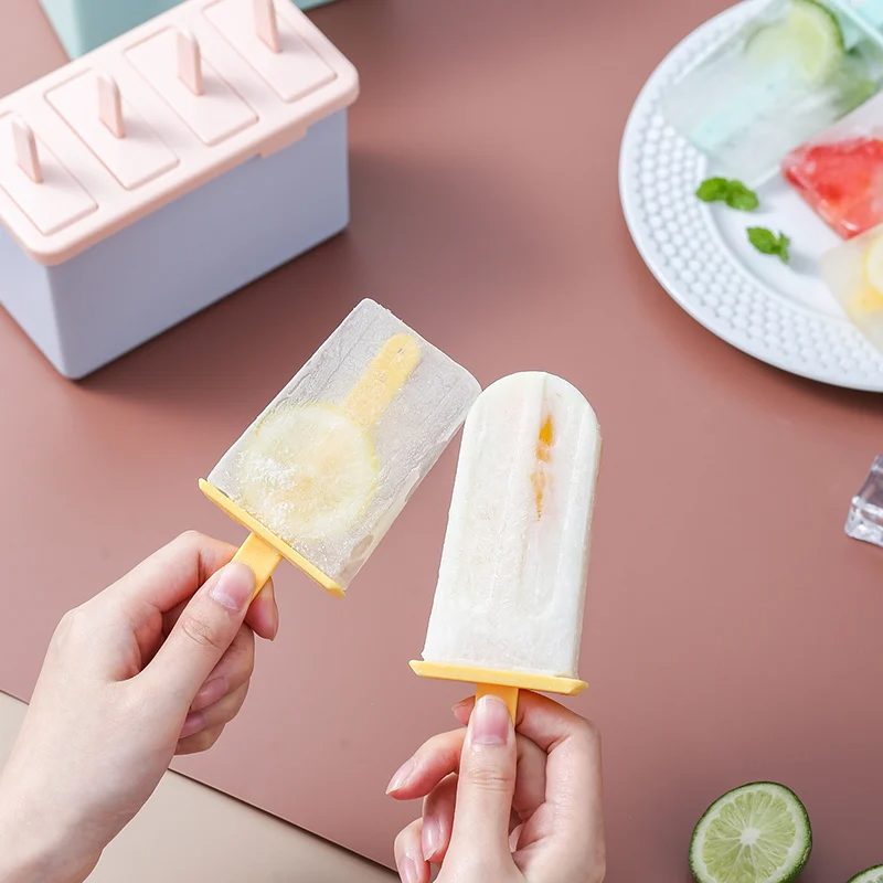 1Pc 4 Slot Popsicle Mold – DIY Ice Cream Maker