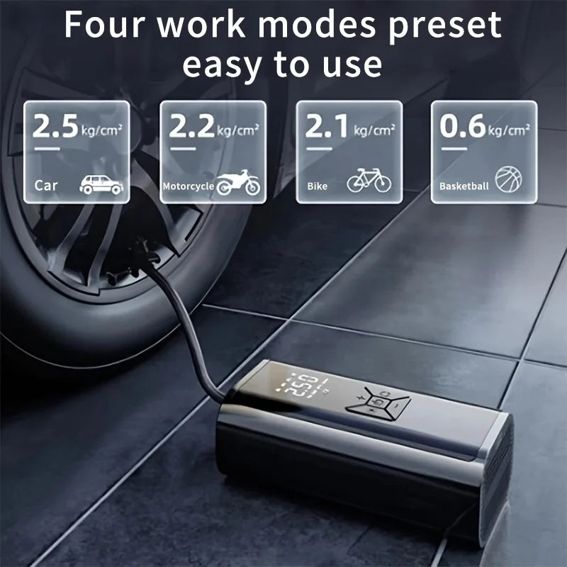 Portable Air Compressor Pump – Digital Tire Inflator Secondary image
