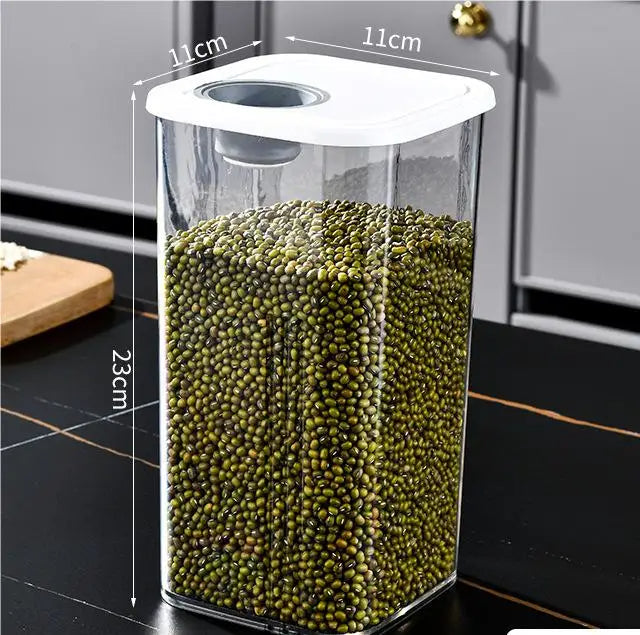 3PCS Airtight Food Storage Containers Set – Kitchen Organizer Boxes