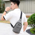 Men Crossbody Sling Bag – Lightweight Anti-Theft Chest Bag