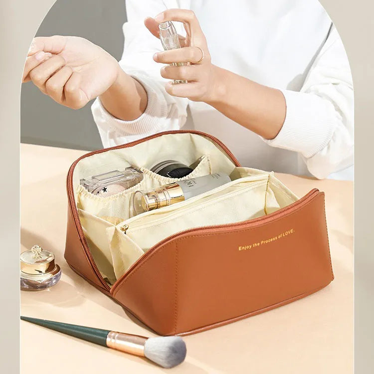 Large Capacity Makeup Organizer Bag – Travel Cosmetic Case
