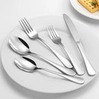 24-Piece Stainless Steel Cutlery Set – Premium Flatware for Dining