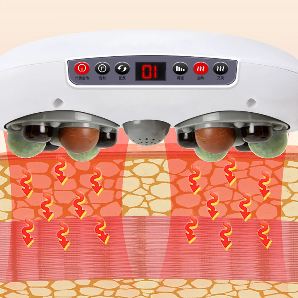 Electric Heated Massage Belt – Deep Tissue Relaxation & Pain Relief