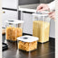 3PCS Airtight Food Storage Containers Set – Kitchen Organizer Boxes