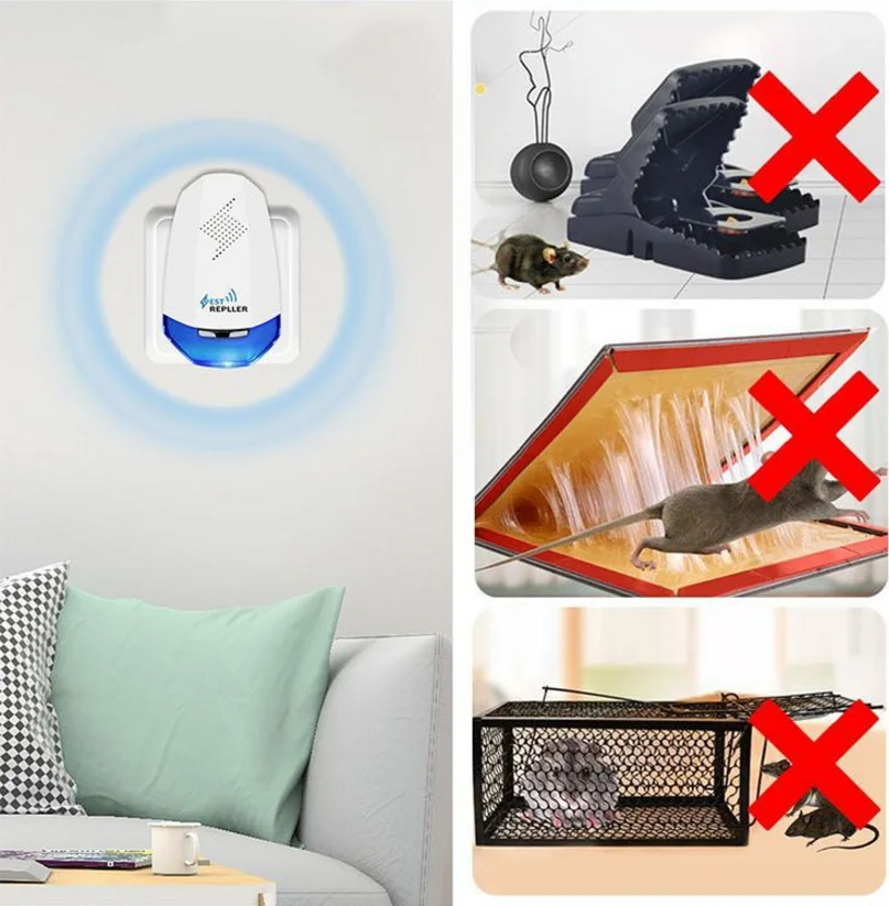 Ultrasonic Pest Repeller – Electric Insect & Rodent Control Device