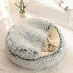 Cozy Plush Pet Bed – Warm & Comfortable Sleeping Nest