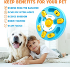 Interactive Pet Puzzle Toy – Slow Feeder & Brain Training Game