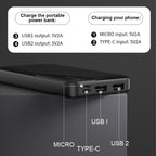 Ultra Slim 10000mAh Power Bank – Fast Charging Portable Charger