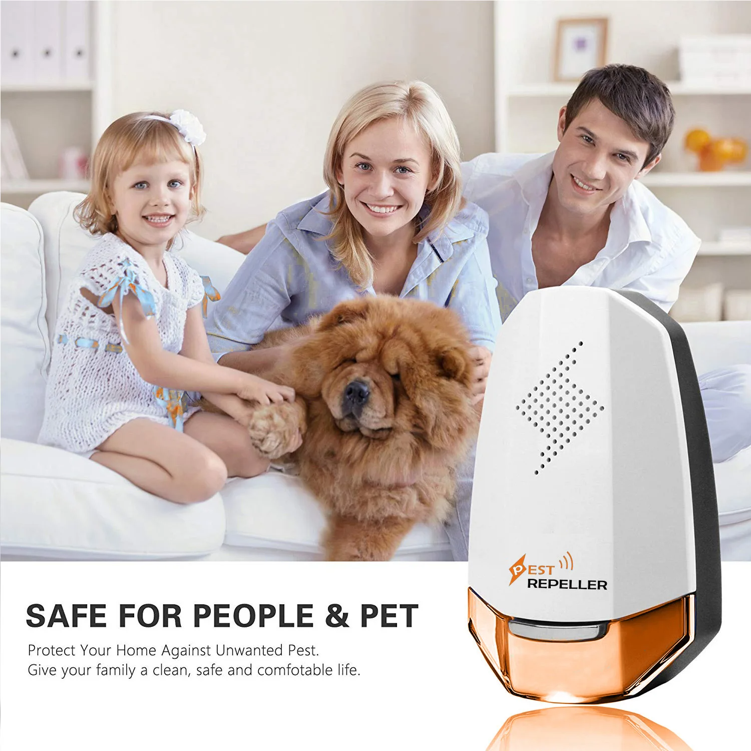 Ultrasonic Pest Repeller – Electric Insect & Rodent Control Device