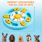 Interactive Pet Puzzle Toy – Slow Feeder & Brain Training Game