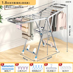 Foldable Stainless Steel Clothes Drying Rack